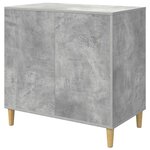 vidaXL Maison pour chat Béton 72 x 42.5 x 70 cm Bois d'ingénierie