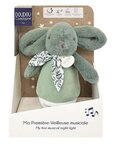 Veilleuse bebe musicale culbuto verte - 16 cm