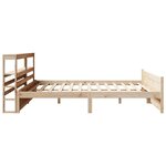vidaXL Cadre de lit avec tête de lit sans matelas 180x200 cm