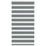 vidaXL Store zèbre gris foncé largeur du tissu 85 9 cm polyester