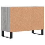 vidaXL Meuble TV sonoma gris 69 5 x 30 x 50 cm bois d'ingénierie