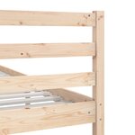 vidaXL Cadre de lit sans matelas 90x190 cm bois massif