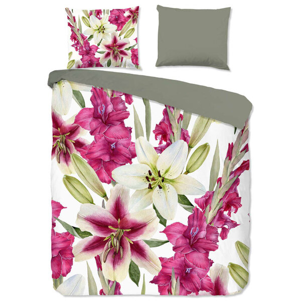 Good Morning Housse de couette FLEURIE 140x200/220 cm Multicolore