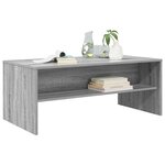 vidaXL Table basse Gris Sonoma 100 x 50 x 40 cm Bois d'ingénierie