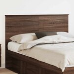 vidaXL Tête de lit Chêne brun 150 cm Bois d'ingénierie