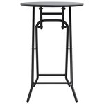 vidaXL Table de Jardin Anthracite 50 x 50 x 72 cm Métal