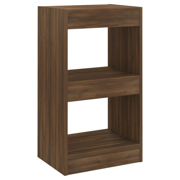 vidaXL Bibliothèque/Séparateur de pièce Chêne marron 40x30x72 cm