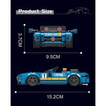 Mould King 27045 - Coffret de construction de modèle de voiture décapotable AMG GTC