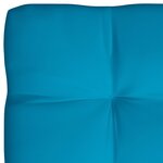 vidaXL Coussins de canapé palette lot de 7 Bleu