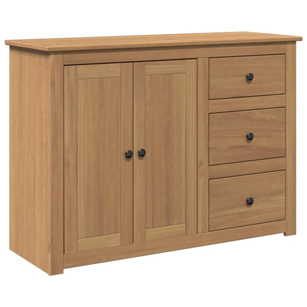 vidaXL Buffet avec tiroirs Panama 112x40x80 cm bois massif de pin