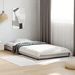 vidaXL Cadre de lit sans matelas sonoma gris 90x200 cm