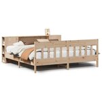 vidaXL Lit bibliothèque sans matelas 180x200 cm bois massif de pin