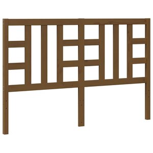 vidaXL Tête de lit Marron miel 166x4x100 cm Bois massif de pin