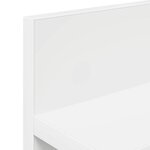vidaXL Porte-manteau mural Blanc 40 x 10.5 x 18 cm Bois d'ingénierie