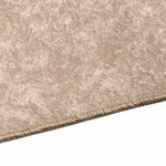 vidaXL Coureur de Tapis MARSA Beige 300 x 400 cm Polyester et PVC