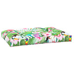 vidaXL Coussin de palette multicolore 120x80x12 cm tissu