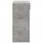 vidaXL Buffet gris béton 80x42 5x93 cm bois d'ingénierie