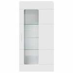 vidaXL Meuble mural Blanc brillant 55 x 29 x 100 cm Bois d'ingénierie