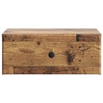 vidaXL Cabinet de chevet mural Bois ancien 49 x 34 5 x 20 cm