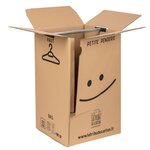 Carton Petite Penderie Avion avec poignées