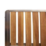 Ensemble de Salle à Manger de Jardin 5 Pièces en Bois d'Acacia Massif