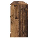 vidaXL Buffets 3 Pièces Chêne noir 210 x 35 5 x 67 5 cm Bois d'ingénierie