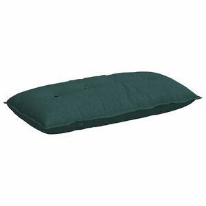 vidaXL Coussin de Dos Vert foncé 100 x 19 x 50 cm tissu