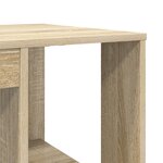 vidaXL Bureau en chêne de Sonoma Chêne de Sonoma Bois d'ingénierie