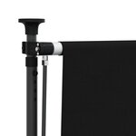 vidaXL Store Roulant Extérieur Noir 150 x 270 cm