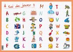 Sous main éducatif 30x42 ''mon alphabet''' ARIS EDITIONS
