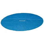 Intex Couverture solaire de piscine Bleu 206 cm Polyéthylène