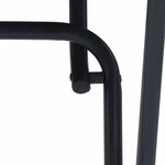 vidaXL Table de Jardin Anthracite 50 x 50 x 72 cm Acier