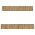 vidaXL Ensemble meuble TV 5 Pièces Chêne artisanal Bois d'ingénierie