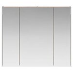 vidaXL Armoire Miroir de Salle de Bain Chêne fumé 83 5 x 15 5 x 70 cm