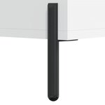 vidaXL Table de chevet blanc 40x35x47 5 cm bois d’ingénierie