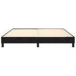 vidaXL Cadre de lit sans matelas noir 160x200 cm velours