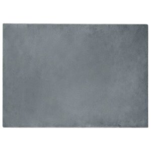 vidaXL Tapis en Fourrure Synthétique de Lapin Anthracite 240 x 340 cm