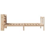 vidaXL Cadre de lit avec tête de lit sans matelas 90x190 cm