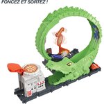 Mattel HUX39 - Hot Wheels - Coffret Looping Attaque de l'Alligator
