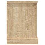 vidaXL Meuble TV chêne sonoma 99 5x35 5x48 cm bois d'ingénierie
