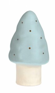Petite lampe champignon - bleue