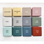 Lit cabane enfant TAHUKA 90 x 190 rose pastel