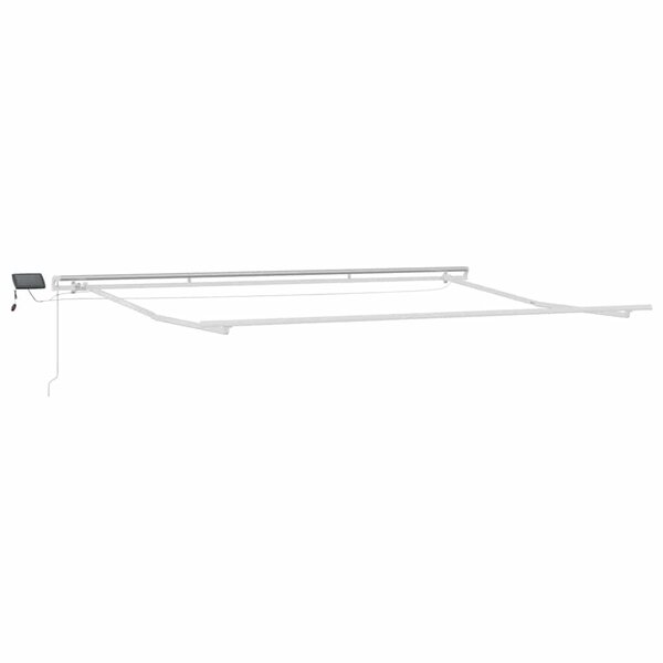 vidaXL Auvent Blanc 5 x 3 m Métal