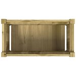 vidaXL Jardinière 60x31x31 cm bois de pin imprégné