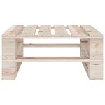 Vidaxl salon de jardin palette 6 pièces avec coussins bois de pin