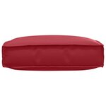 vidaXL Coussin pour assise de palette Bordeaux 60 x 60 x 12 cm