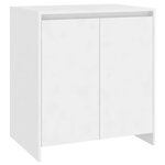 vidaXL Buffets 3 Pièces Blanc Bois d'ingénierie