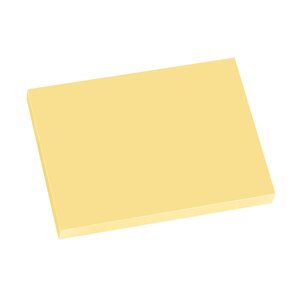 Bloc 100 Notes Adhésives Repositionnables 102 x 76 mm Jaune pastel POST-IT