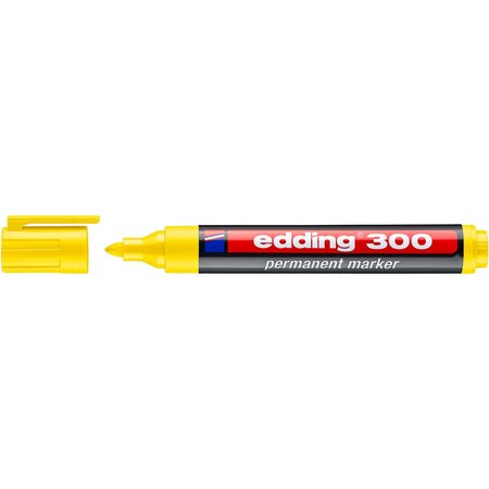 Marqueur Permanent 300 jaune 1 5-3 mm EDDING