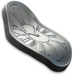 Pièce de monnaie en Argent 2 Dollars g 46.65 Millésime 2024 MELTING CLOCK